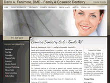 Tablet Screenshot of fenimoredentistry.com